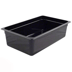 Gastronorm container (1/1)  plastic , H=10, L=53, B=32.5 cm  black