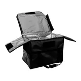 Сумка для доставки для обедов полиуретан,фольга ,H=45,L=60,B=40см черный