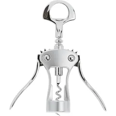 Corkscrew with levers  stainless steel  D=35, L=165, B=45mm  silver.