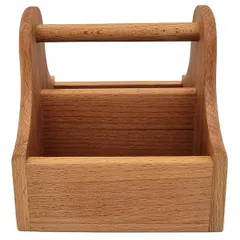 Подставка для мельниц для специй бук ,H=15,L=15,B=15см св. дерево, изображение 2