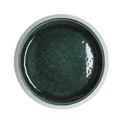 Салатник «Эллипс» керамика D=12,H=4см белый,зелен., изображение 2