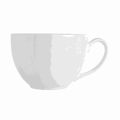 Чашка чайная «Эмбасси вайт» фарфор 250мл D=85,H=72,L=110мм