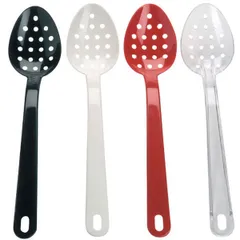 Serving spoon perforated plastic ,L=34cm black