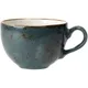 Чашка чайная «Крафт Блю» фарфор 228мл D=9,H=6см синий,коричнев., Цвет: Синий, Объем по данным поставщика (мл): 228