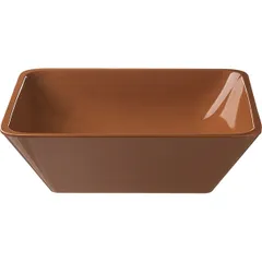 Салатник квадратный пластик 2,13л ,L=25,4,B=25,4см терракот, изображение 3