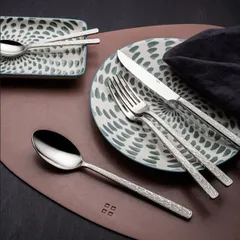 Нож столовый «Водопад Сардиния» хромоник. сталь ,L=23,9см металлич., изображение 4