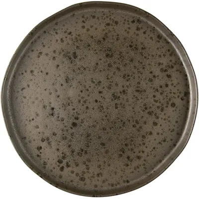 Тарелка «Фобос» мелкая керамика D=26,5см коричнев., Диаметр (мм): 265