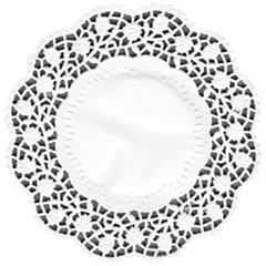 Lace table pads[100pcs] paper D=15,L=15,B=15cm white