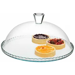 Подставка для торта «Патиссери» с крышкой стекло D=32,2,H=11см прозр.