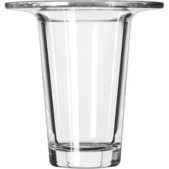 Креманка «Капелло» с блюдцем стекло 240мл D=120/50,H=132мм прозр., изображение 2