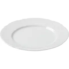 Тарелка «Бернадотт» мелкая фарфор D=25см белый, изображение 2