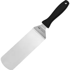 Curved blade for grill  stainless steel, polyprop. , L=370/240, B=72mm  metallic, black