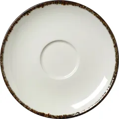 Saucer “Chakool Dapple”  porcelain, porcelain  D=15cm  white, black