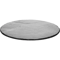 Блюдо для подачи сланец натур. D=33см черный