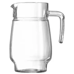 Jug "Tivoli"  glass  1.6 l  D=95/110, H=205, L=145, B=3mm  clear.