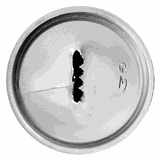 Насадка кондитерская «Узкая полоса» сталь нерж. D=22,H=30мм металлич.