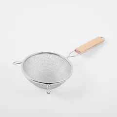 Сито с ручкой сталь нерж.,дерево D=138,L=300,B=50мм