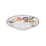 Блюдце «Флорентиус» для чашки LFLO032BL151010 фарфор D=12,H=2см белый,синий