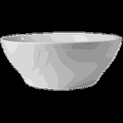 Salad bowl “Atlantis” porcelain 450ml D=143,H=60mm white