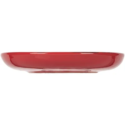 Тарелка мелкая керамика D=18см красный, изображение 2