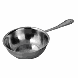 Кокотница сталь нерж. 85мл D=70,H=35,L=145мм металлич.