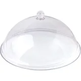 Cover for plate  polycarbonate  D=30, H=14cm  clear.