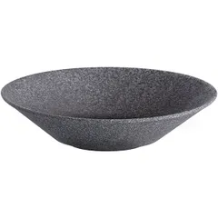 Salad bowl “Granite” matte  porcelain  D=27cm  gray