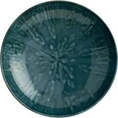 Deep plate “Fusion Blue&Gray”  porcelain  D=22cm  blue.