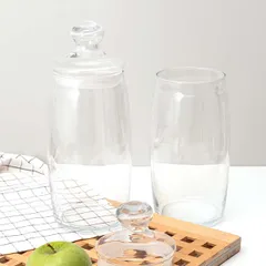 Банка «Чешни» круглая с крышкой стекло 1,5л D=94,H=250мм прозр., изображение 4