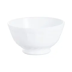 Bowl "Trianon" glass 0.5l D=13,H=6,L=10cm white
