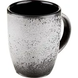 Чашка чайная «Млечный путь» фарфор 300мл D=80,H=105мм черный,белый