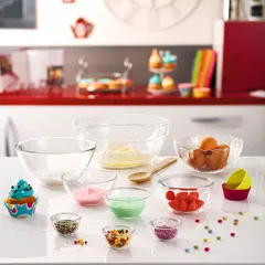 Салатник «Кокон» стекло 400мл D=120,H=64мм прозр., изображение 4