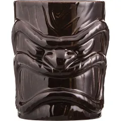 Glass for Tiki cocktails  ceramic  450 ml  brown.