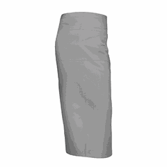 Apron with pocket polyester,cotton ,L=86,B=88cm gray