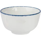 Сахарница «Блю Дэппл» фарфор 228мл D=100,H=55мм белый,синий