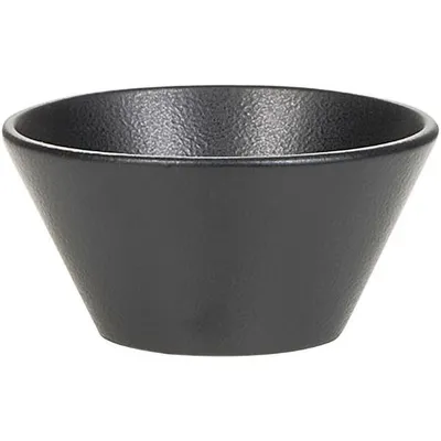 Салатник для комплимента «Экинокс» керамика 80мл D=82,H=41мм черный
