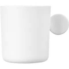 Кружка «Афрос» кост.фарф. 400мл ,H=11,5см белый, изображение 2