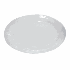 Oval dish  porcelain ,H=45,L=365,B=235mm white