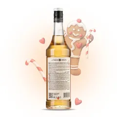 Сироп «Имбирный Пряник» Pinch&Drop стекло 1л D=85,H=330мм желт., изображение 2