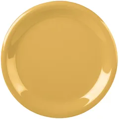 Тарелка пластик D=230,H=23мм желт.