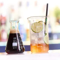 Стакан для коктейлей «Колба» стекло 0,5л D=10,5,H=17,5см прозр., изображение 2