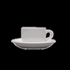 Чашка чайная «Америка» фарфор 190мл D=8,H=6,B=8см белый, Объем по данным поставщика (мл): 190