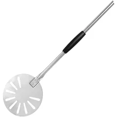 Pizza shovel, perforated aluminum D=20,L=150cm metal,black