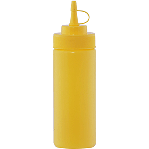 Емкость для соусов пластик 0,69л D=65,H=255мм желт.
