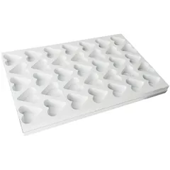 Pastry mold “Triangle” on a sheet 60*40cm[28pcs] plastic ,L=111,B=60mm