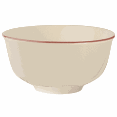 Sugar bowl “Claret”  porcelain  230ml  D=100, H=55mm  beige, burgundy