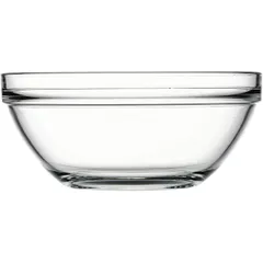 Salad bowl “Chefs” glass 2.562l D=23.2,H=10.1cm clear.