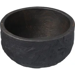 Large bowl  oak  D=24, H=13cm  black oak