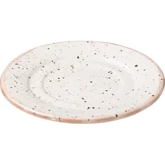 Блюдце «Пунто Бьянка» фарфор D=98мм белый,черный, изображение 2