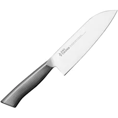 Нож поварской «Диакросс» сантоку сталь нерж. ,H=20,L=295/165,B=25мм металлич.